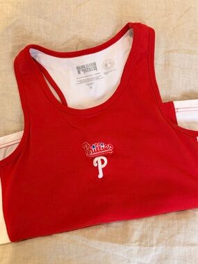Philadelphia Phillies Halter Tank Top with Built-in Bra
